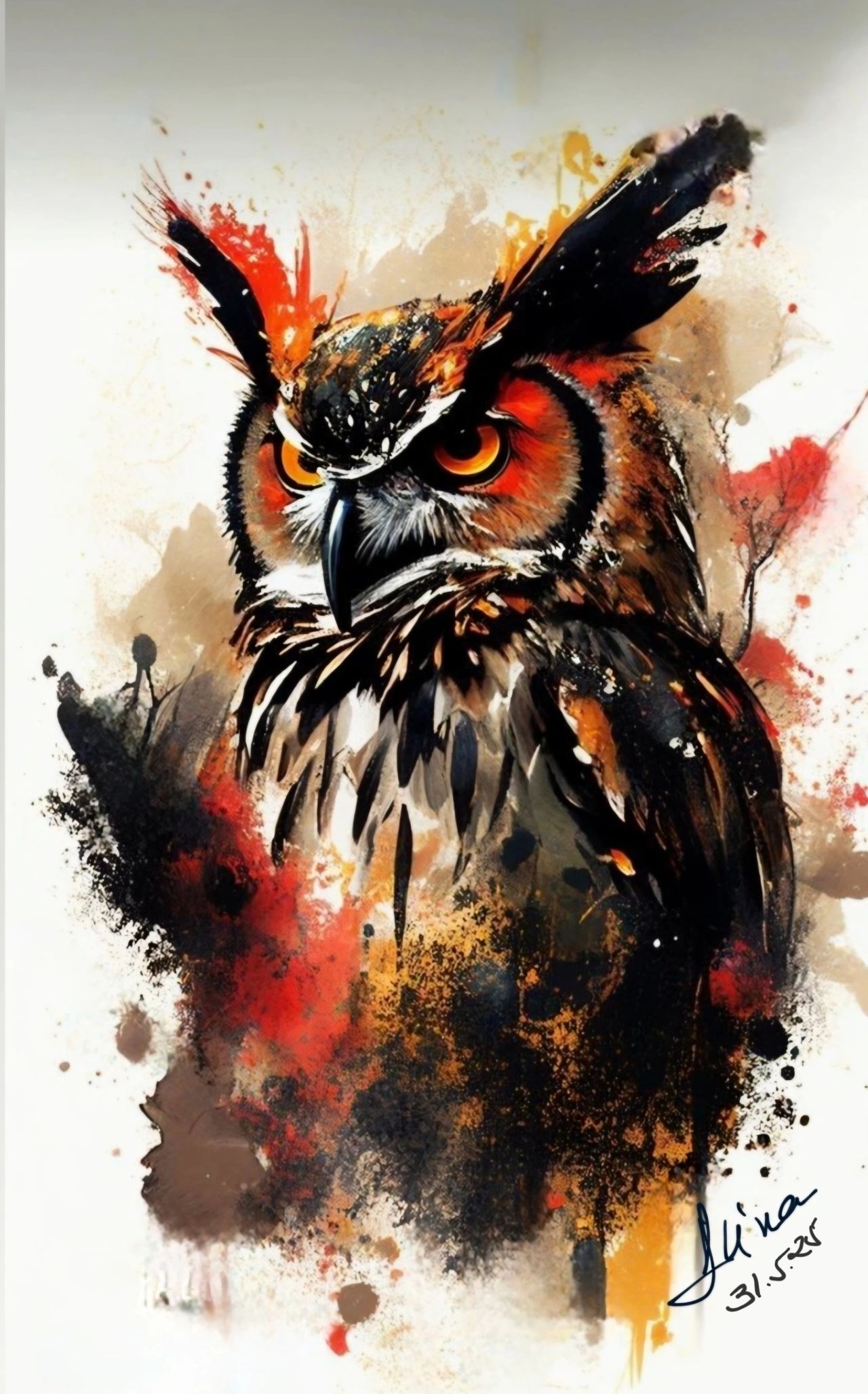 ArteDiAlina.com painting: Be wise